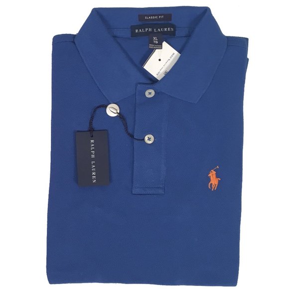 Polo Ralph Lauren Tops - NEW Polo Ralph Lauren Classic Fit Polo Shirt! XS S M L  Royal Blue Orange Player